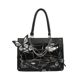 Borsa a Tracolla da Donna Serie Gotica Ragnatela Personalizzata con Logo Originale - Product Image 3