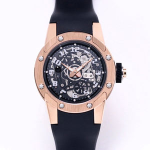 Reloj R Glamuroso 2025, Nuevo y Exclusivo, con Esfera Redonda, Personalizable, Mecánico, Transparente, Apto para Espectáculos, Deportes y Negocios - Product Image 1