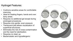도매 Oem 초음파 패치 샘플 수성 젤 글록 프로브 의료 보조 액세서리 일회용 - Product Image 2
