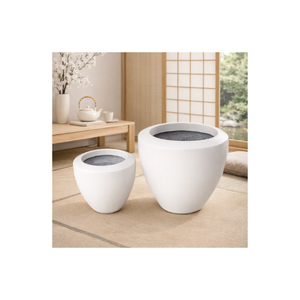 Macetas de Fibra de Vidrio Ecológicas, Ligeras, Sostenibles, de Nuevo Diseño y Buena Calidad, Talladas a Mano, Decoración para el Hogar y el Jardín - Product Image 1