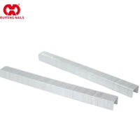 Agrafes en fil fin galvanisé de série 72, 22GA, à tête de 1/2 pouce, pour rembourrage de canapés en tissu et cuir, vente en gros