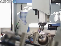 Centre d'usinage CNC automatique à quatre axes motorisé PARKER pour le fraisage et le perçage de profilés PVC et aluminium, murs-rideaux