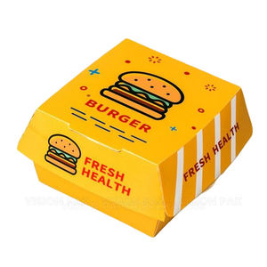 Custom Logo Hamburger <b>Box</b> Biodegradable Takeout Food Paper <b>Box</b> Fast Food Burger Sandwich Fried Chicken <b>Box</b> Snake Container - Product Image 4