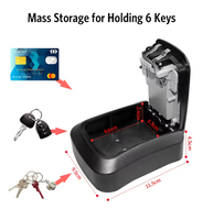 Boîte à clés intelligente murale TTLock APP, coffre-fort étanche pour clés, boîte de rangement de mot de passe pour villa et maison de location