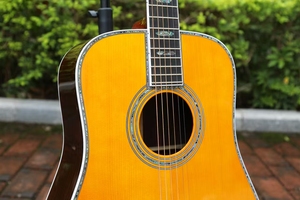 Guitarra Acústica de Madera Maciza Estilo D45, Abeto y Palisandro, Venta al Por Mayor de Fábrica, Entrega Rápida - Product Image 3