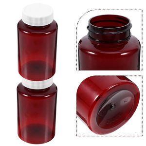 Envase de PET de Grado Médico Personalizado de 100 ml, 175 ml, 200 ml, Botella Vacía para Píldoras con Impresión Serigráfica para Suplementos Vitamínicos - Product Image 4