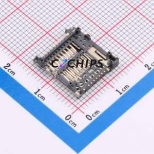 XKTF-1152-1 SD Card / Memory Card Connector SMD Connector Self-Return Type MicroSD Card (TF Card) Card Holder 2.9mm - Product Image 2