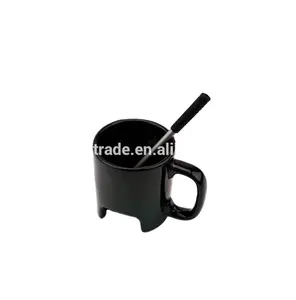 V-CM01 Wholesale Blank New Design Golf Shape Ceramic Travel Coffee Mugs