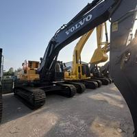 Excavatrice sur chenilles Volvo EC380 d'occasion, 38 tonnes, pour l'exploitation minière, hydraulique, lourde, d'occasion, à vendre