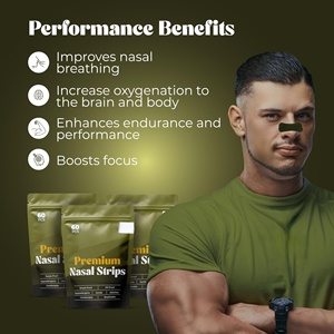 Magnetic <b>Nose</b> Strip Breathe Manufacturers Sleep Nasal Strips Sample Breathable Anti Snoring <b>Nose</b> Strip Better Breathe - Product Image 2