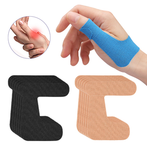 Bande de kinésiologie professionnelle prédécoupée pour le <span class=keywords><strong>pouce</strong></span>, support <span class=keywords><strong>gauche</strong></span>/droit, anti-frottement, élastique, patch musculaire sportif, <span class=keywords><strong>bandage</strong></span> - Product Image 1