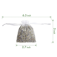 Sachets de fleurs de lavande séchées sur mesure, ensemble cadeau de bourgeons de lavande, sacs de sachet de lavande, décoration romantique, parfum frais
