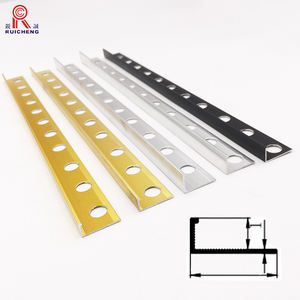 Design moderne Offre Spéciale 6063 T5 garniture de carrelage mural en aluminium forme d'angle décorative pour appartements Offre Spéciale accessoires de carrelage en métal - Product Image 4