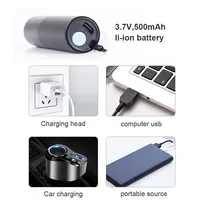 Mini Ad Alta Potenza 100 Lumen USB ricaricabile di alluminio Portatile Smart Pocket HA CONDOTTO LA Torcia Elettrica con 3 Modalità di Luci