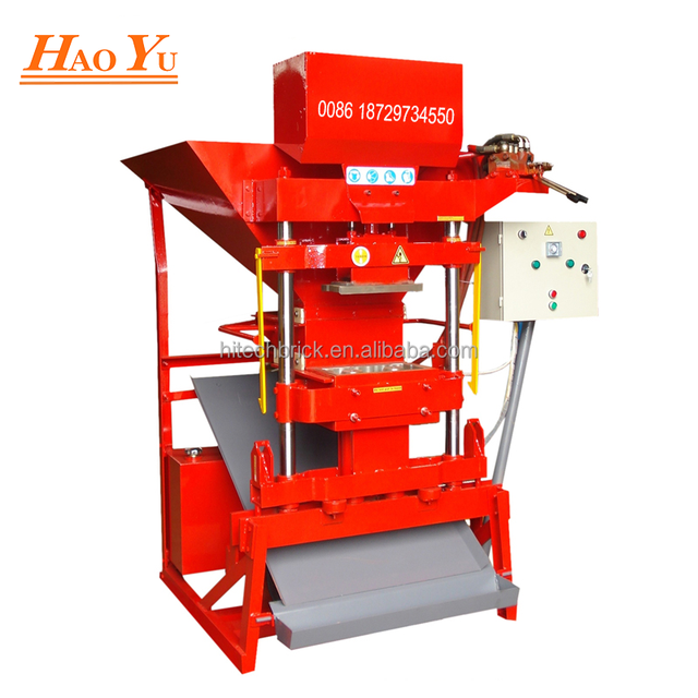 Soil Interlocking Brick Machine / Compressed Earth Blocks Machines / Clay Brick Making Machine