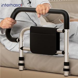 Stehhilfe und Sturzprävention Griffstange für Senioren Faltbare Verstellbare Bettgitter für Erwachsene Sicherheit - Product Image 1