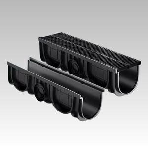 Canal de drainage HESUN HDPE 1000*200*200mm. Les fossés de drainage à haut débit sont faciles à installer, très résistants et anti-corrosion. - Product Image 1
