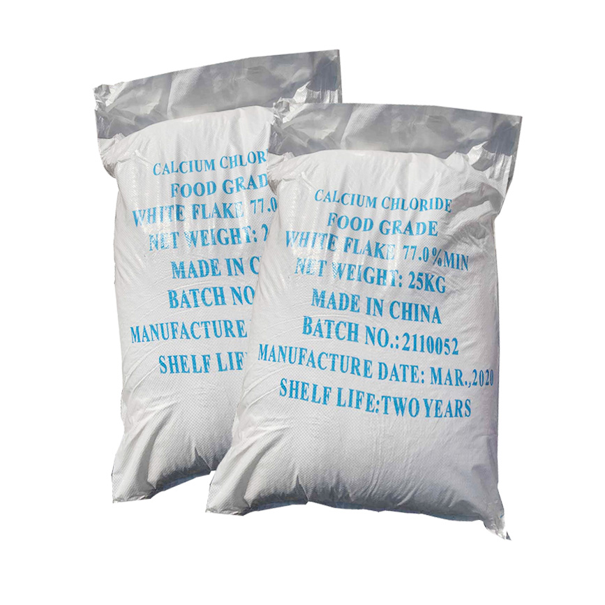 Пищевая добавка, большие объемы, фармацевтические гранулы, дигидрат, хлопья, Prill 10035-04-8 Cacl2, хлорид кальция