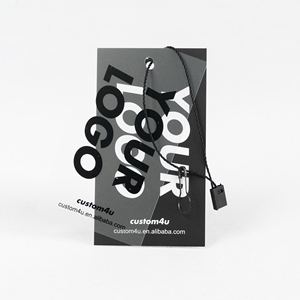 <strong>Custom</strong> Apparel Hang <strong>Tags</strong> Garment Paper Cardboard Cloth <strong>Print</strong> Brand Logo Clear Clothing Hang <strong>Tags</strong> Pvc <strong>Swing</strong> <strong>Tags</strong> for Clothes - Product Image 4