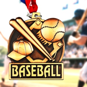 Medallas Deportivas de Metal, Premios Personalizados Económicos, Medallones con Cintas, Medallas de Oro para Fútbol, Maratón, Baloncesto - Product Image 3