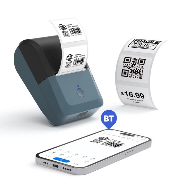 Hot Sale Y50 Mini 58mm Portable BT Barcode Printer Cheap Wireless Thermal Label Printer for Home Office Organization Logistics