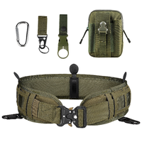 Camouflage extérieur sangle en nylon solide ceinture tactique porte-pochette formation ceinture tactique pour hommes