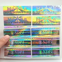 Étiquette autocollante personnalisée à motif holographique, étiquette indestructible garantie, en vinyle imperméable, Laser pour hologramme, sécurité Void