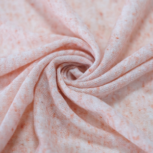 Thoáng khí chống vi khuẩn 85% <span class=keywords><strong>Polyester</strong></span> 15% <span class=keywords><strong>linen</strong></span> thô kim <span class=keywords><strong>linen</strong></span> pha trộn Jersey vải cho quần áo - Product Image 1