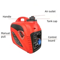 Moteur d'éolienne à faible régime 3KW Dynamo 110v 220v Générateurs à essence pour la maison et le camping