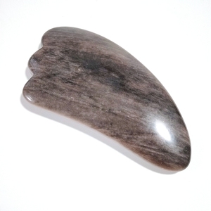 2023 tự nhiên màu Đen obsidian pha lê chữa bệnh đá chống nhăn ngọc lăn gua SHA Bộ - Product Image 3