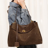 Sac fourre-tout en cuir véritable de haute qualité, sac à main pour femmes, grande capacité, sacs sous le bras, sac à main de luxe pour femmes