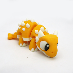 Dinosaures imprimés en 3D, statues d'animaux imprimées en 3D, jouets articulés flexibles anti-stress, décoration et présentation pour la maison et le bureau - Product Image 6