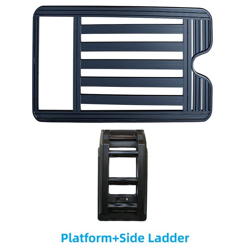 Plateforme de toit + Échelle latérale