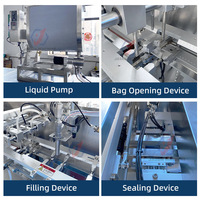 Machine d'emballage automatique horizontale liquide préfabriqué avec bec verseur sachets dattes pâte de beurre d'arachide pâte à tartiner chocolat