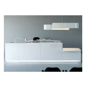 Modern Straight front table information reception desk