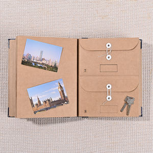 Funda de cuero con logotipo personalizado OEM, organizador de <span class=keywords><strong>Folios</strong></span> de papel Kraft para documentos en caso de que me falte carpeta, carpeta de emergencia, carpeta expandible - Product Image 3