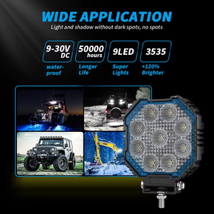 Nouveau projecteur <span class=keywords><strong>de</strong></span> <span class=keywords><strong>travail</strong></span> <span class=keywords><strong>LED</strong></span> DXZ 4 pouces 12-24V, faisceau spot/diffuse, 27W, IP67, <span class=keywords><strong>phare</strong></span> <span class=keywords><strong>agricole</strong></span>, feux <span class=keywords><strong>de</strong></span> conduite pour modernisation/amélioration - Product Image 5