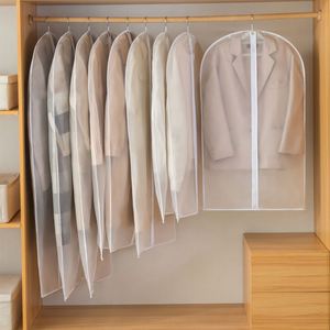 Housse de garde-robe transparente anti-poussière avec fermeture éclair, sacs à vêtements pour suspendre les vêtements, les manteaux, les vestes - Product Image 1