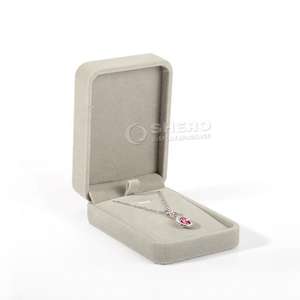 Caja de Terciopelo para Joyería Personalizada de Fábrica China, Elegante Caja de Terciopelo para Collares, Pulseras y Pendientes - Product Image 2