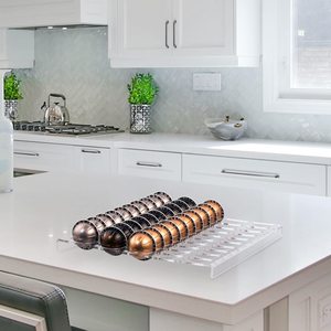 Organizador de Cápsulas de Café Transparente, Compatible con Cápsulas, Organizador de Cajones con Capacidad para 50 Cápsulas, Organizador de Mostrador - Product Image 6