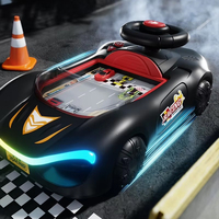 Volant de course éducatif 4 roues motrices pour enfants 2026, avec éclairage simulé et obstacles – Nouveauté en promotion