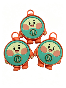 Cute Modern Round PVC Figurine Character <b>Ornament</b> Soft Touch Portable Hanging <b>Desk</b> Decor Handcrafted Custom Logo Gift - Product Image 4