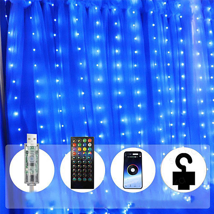 RGB DreamColor Smart App IP68 LED Curtain String Lighting - ShineKnot