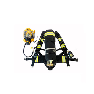 Máscara Facial Completa de Fibra de Carbono con Cilindro Antivaho para Rescate de Emergencia en Incendios, Aparato de Respiración de Aire, Producto de Seguridad - Product Image 2