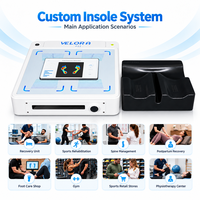 Machine à semelles personnalisées portable avec scanner 3D du pied, détection de la pression et de la posture, affichage externe sur tablette IA pour l'évaluation de la forme physique en salle de sport
