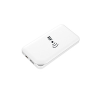 Lector RFID UHF Portátil USB de Escritorio para Windows y Android, ABS, 860-960MHz, Protocolo ISO18000-6C, Móvil