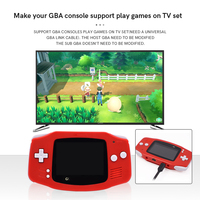 32 broches 32pin GBA deux fils compatible HDMI Mod sortie TV interne Moded pour Game Boy Advance Console adaptateur HDTV convertisseur