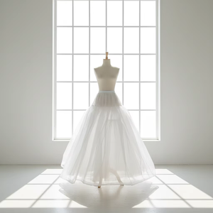 P1066 <span class=keywords><strong>Jupon</strong></span> blanc en maille élastique pour <span class=keywords><strong>femme</strong></span>, <span class=keywords><strong>jupon</strong></span> de mariage - Product Image 1