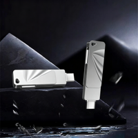Flash Drive USB Dual Zinc Alloy 128GB USB 3.2 Tipe-C & USB-A Garansi 1 Tahun CUSTOM FLASH DRIVE USB Memorias Usb