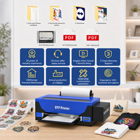 Imprimante jet d'encre DTF A3 Colorsun KSR1390 pour transfert de feuilles, machine d'impression DTF pour t-shirts, tissus, autocollants et vêtements